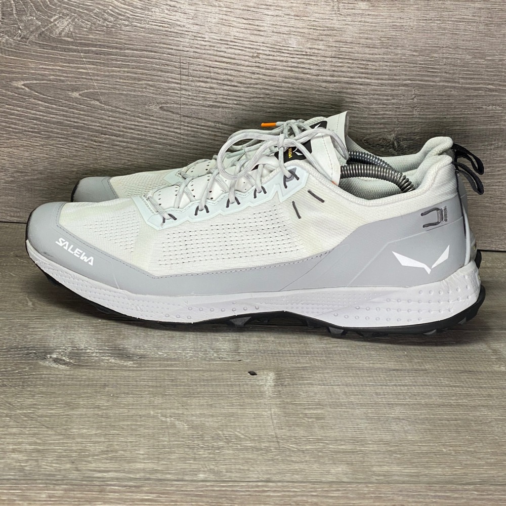Salewa Shoes Pedroc Air M Mens 12 White Grey Mesh Speed Hiking Trail 61424-3326